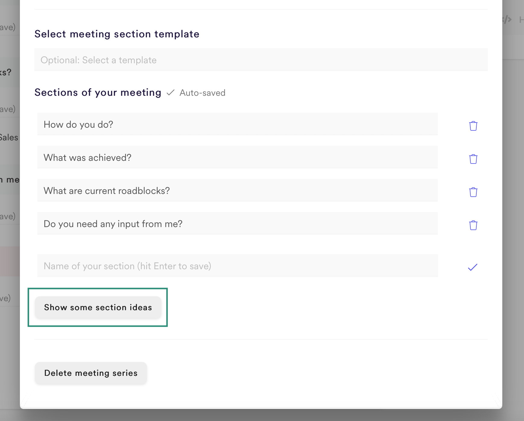  Default Meeting Structure meeting Templates Leapsome
